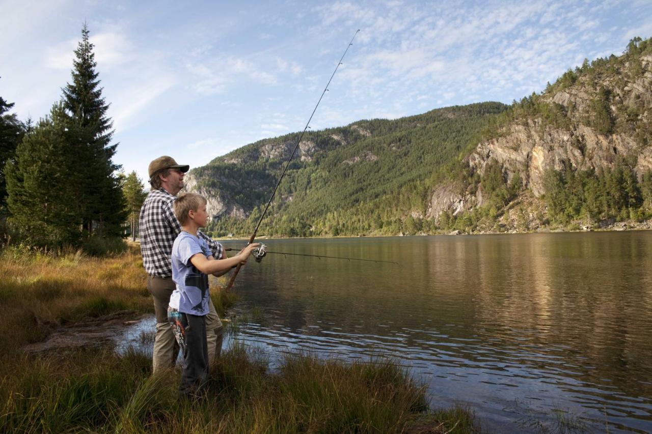 Solvgarden Camping Rysstad Exteriér fotografie